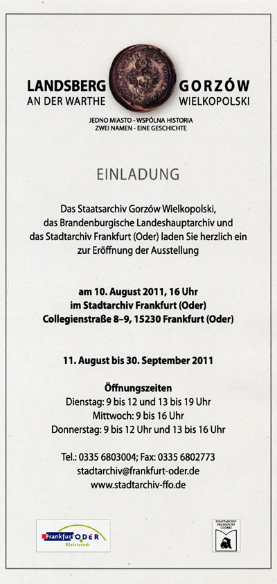 Einladung Landsberg