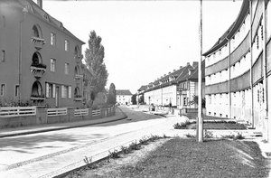 In der Wissmannstraße - in der Mitte der 1920er Jahre entstandene Reihenhäuser