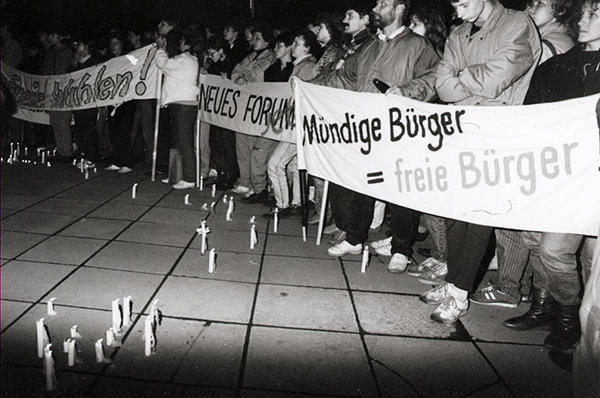 Demonstration am 1. November 1989