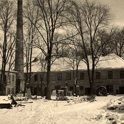 Hof der alten Wachsbleiche im Februar 1935