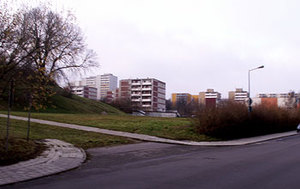 M&uuml;llroser Stra&szlig;e nach dem Abriss