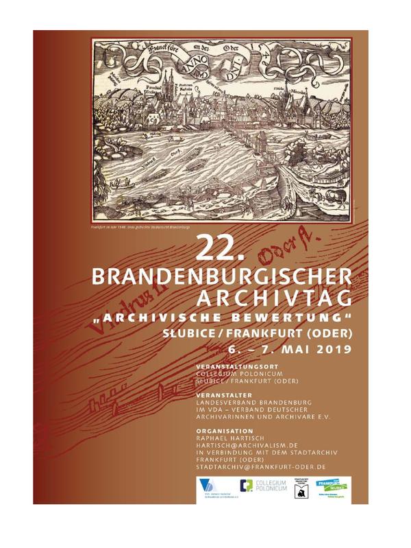 22. Brandenburgischer Archivtag